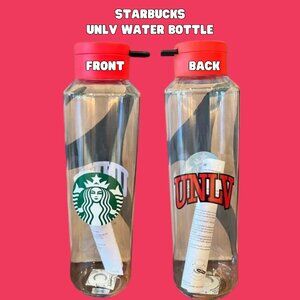 Starbucks Water Bottle Plastic UNLV NEW